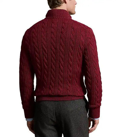 Ribbed Knit Cotton Sweater