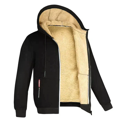 AUTUMN HOODIE WITH TEDDY BEAR LINING FOR MEN