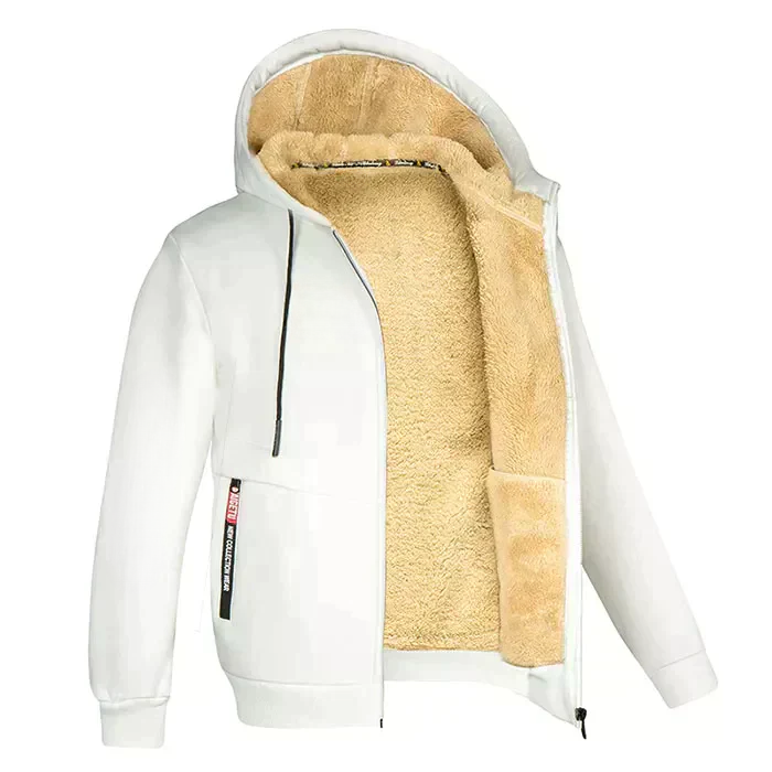 AUTUMN HOODIE WITH TEDDY BEAR LINING FOR MEN
