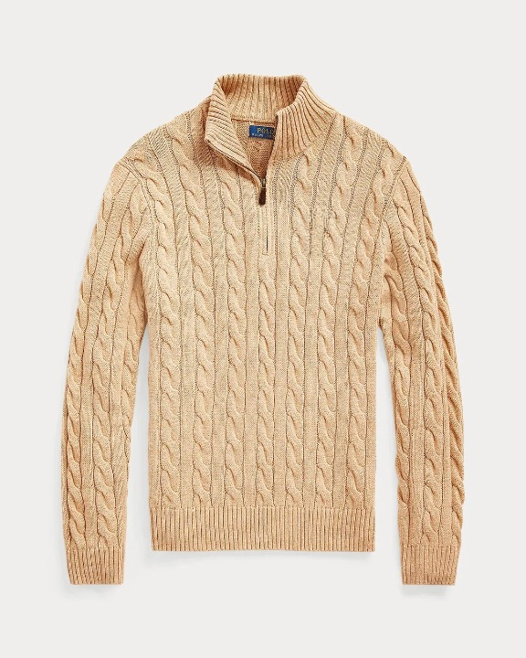 Ribbed Knit Cotton Sweater