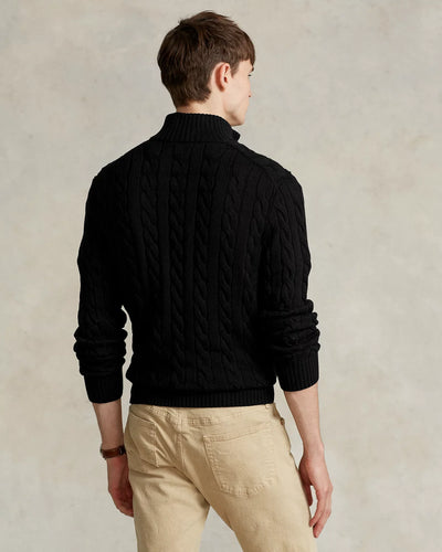 Ribbed Knit Cotton Sweater